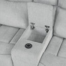 Motion Loveseat w/Console & Storage Arm